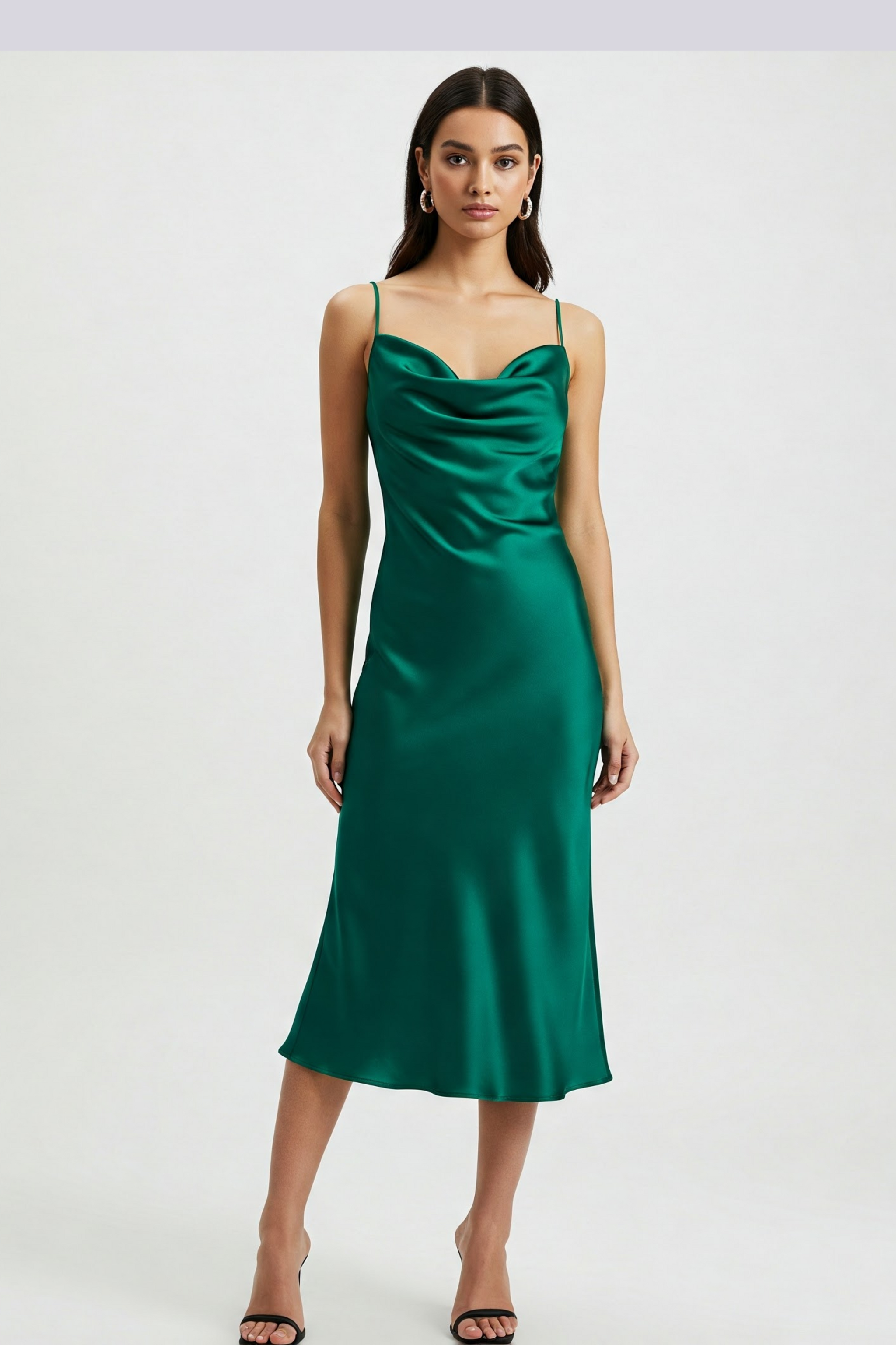 Cowl-neck Silk Slip Dress (Fully-lined) – Perlasilk