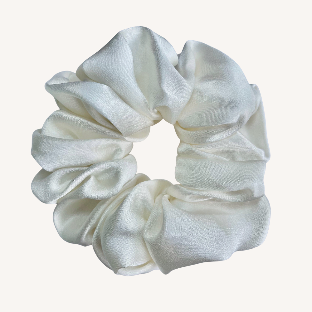 Silk ribbon and scrunchie set – Perlasilk